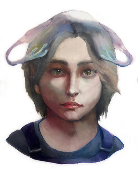 Eyv, gouache, 2025