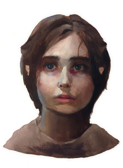 Avriel, gouache, 2025